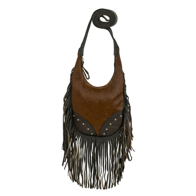 Handbag  Fringed Cowgirl Hobo Crossbody Bag from American West