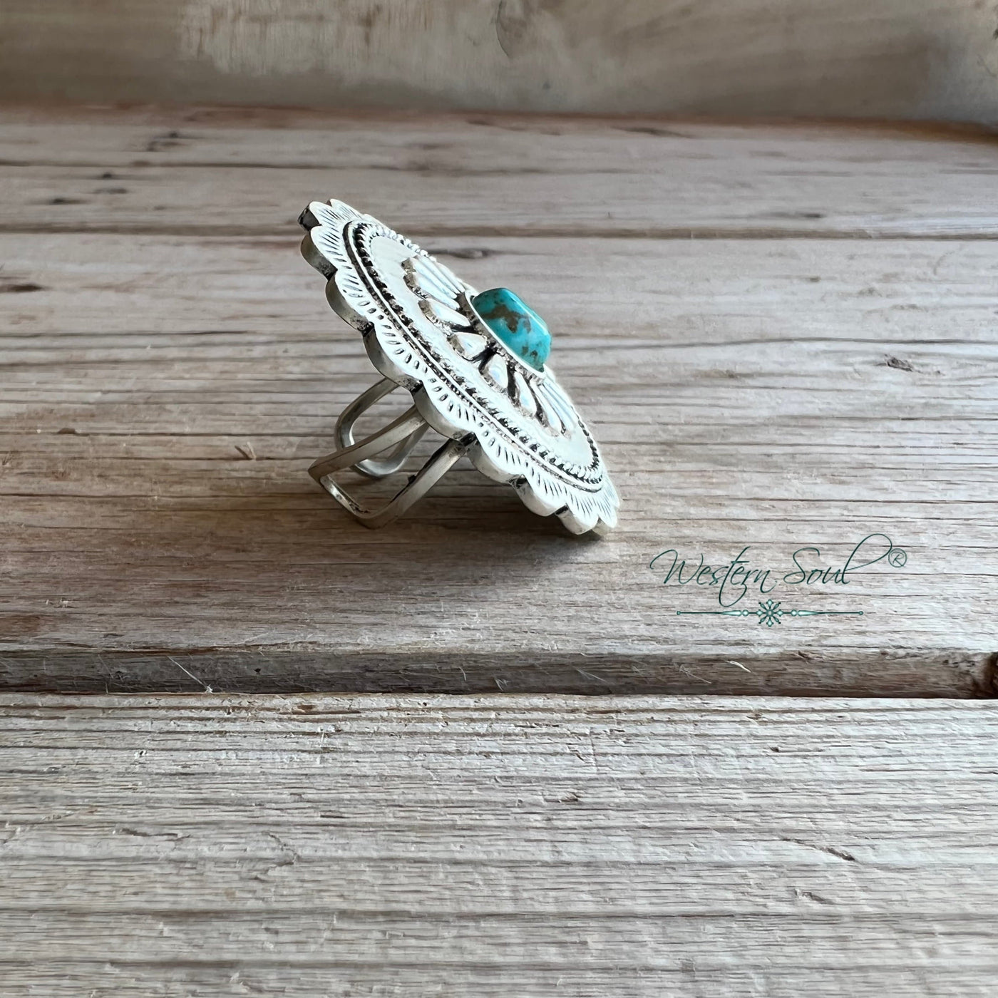 Western Ring  Boho Concho Ring from Isac Trading