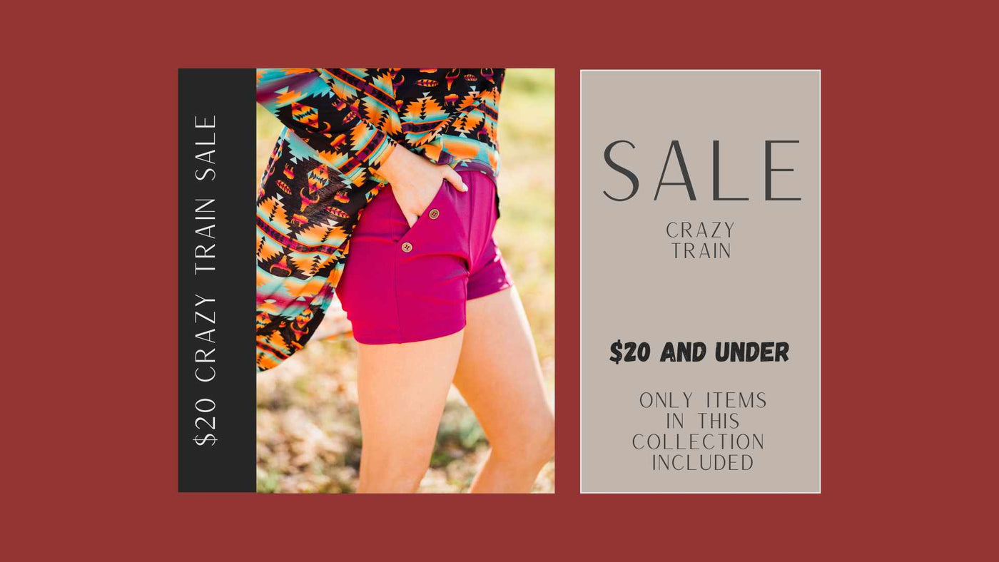 collection image featuring crazy train shorts
