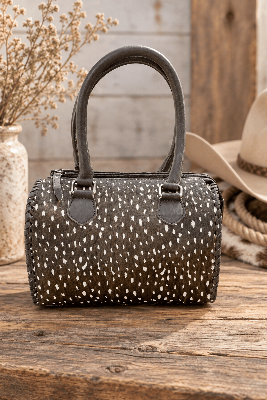 WARP AND WOOF Veau Epsomオリジナルウエストバッグ Wild Axis Cowhide Soft Speedy Bag | Western Soul®