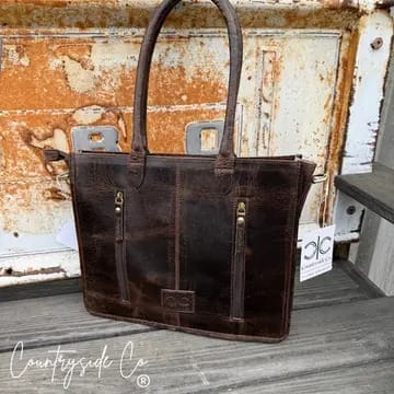 Countryside Co. Handbag Checkered Wynonna Cowhide Checkered Tote Handbag