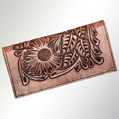 Handtooled Leather Wallet