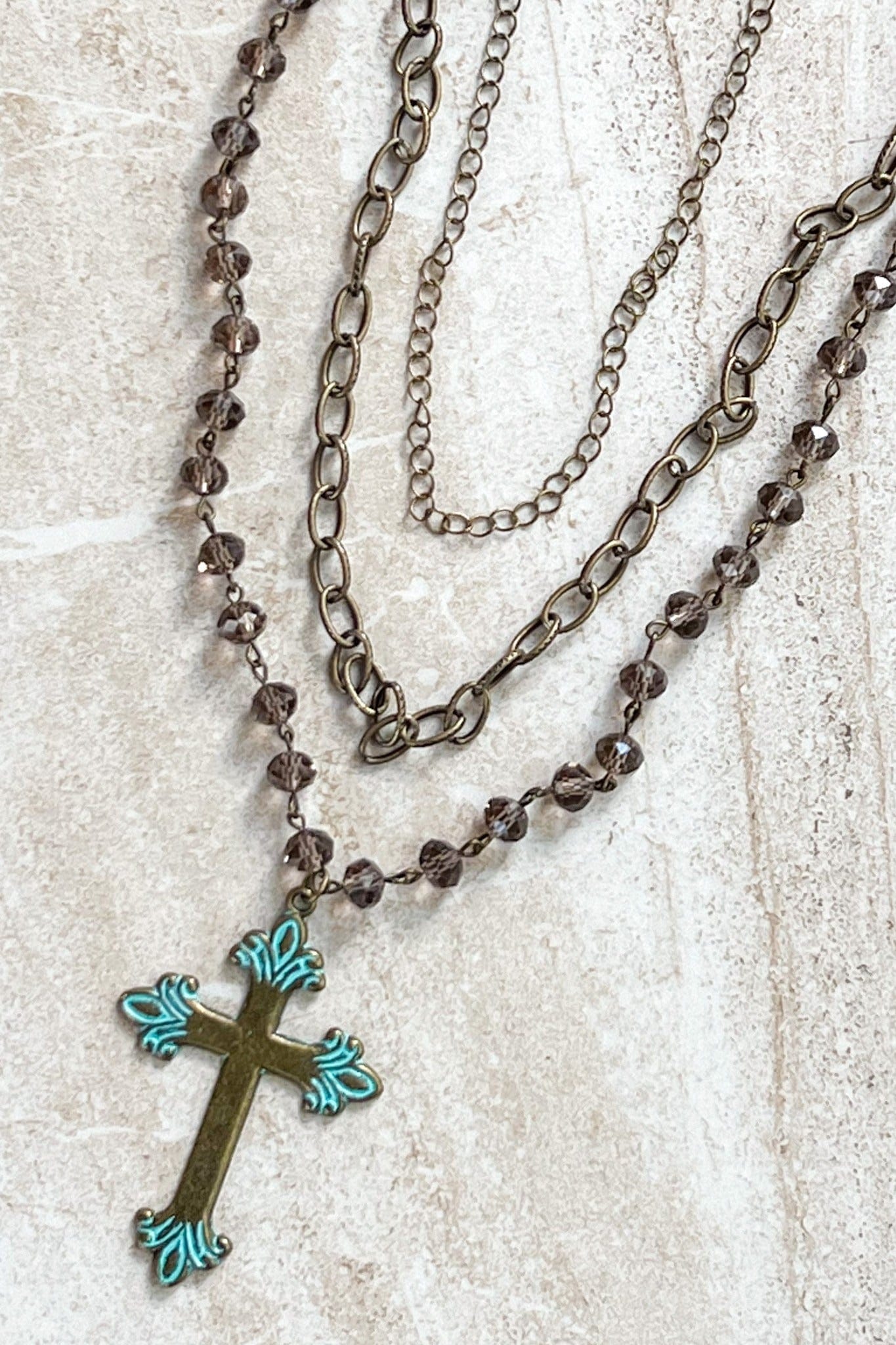 Dylan Jewelry Necklace Bronze Rustic Grace Necklace
