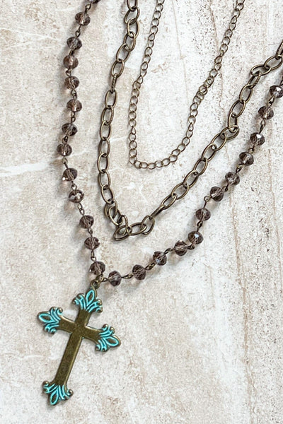 Dylan Jewelry Necklace Bronze Rustic Grace Necklace