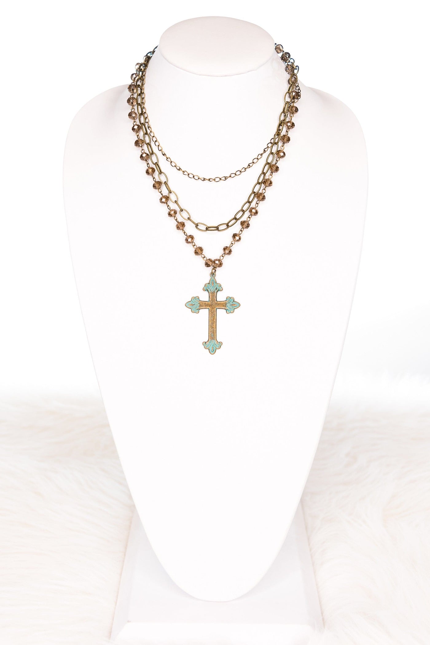Dylan Jewelry Necklace Bronze Rustic Grace Necklace