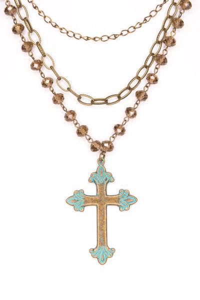 Dylan Jewelry Necklace Bronze Rustic Grace Necklace