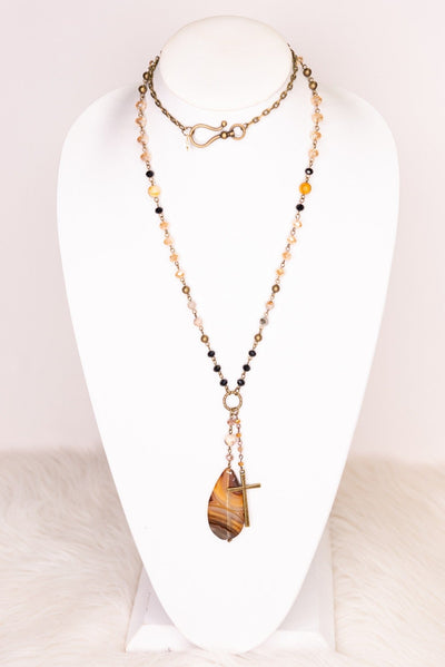 Dylan Jewelry Necklace Brown Tammy Necklace October