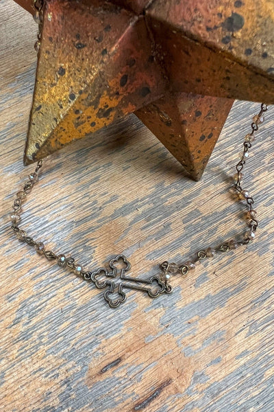 Dylan Jewelry Necklace Bronze Vintage Cross Necklace