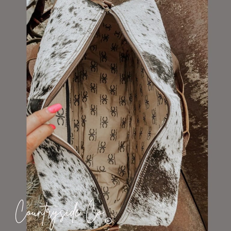 Countryside Co. Duffle Animal Saddlemen Carry All Cowhide Duffle by Countryside Co.