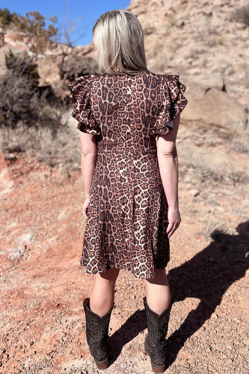 Hear Me Roar Leopard Print Dress