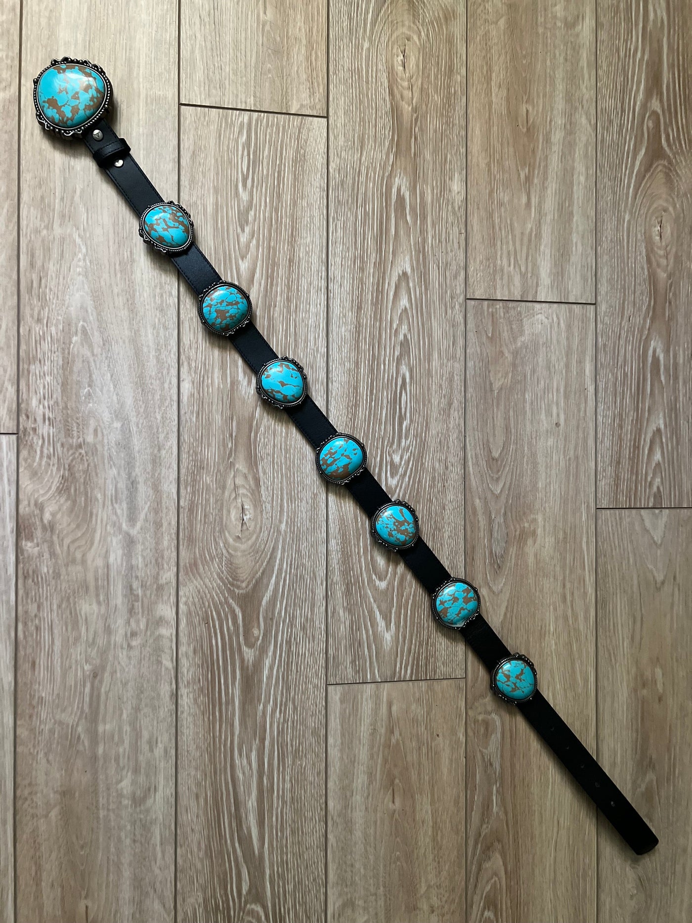 L&B Apparel Belts Cowgirl Stone Concho Belt