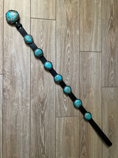 L&B Apparel Belts Cowgirl Stone Concho Belt