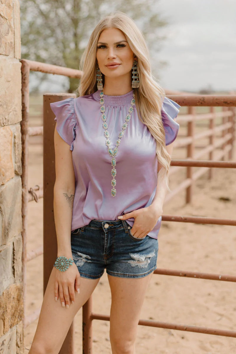 Babydoll Top Lavendar