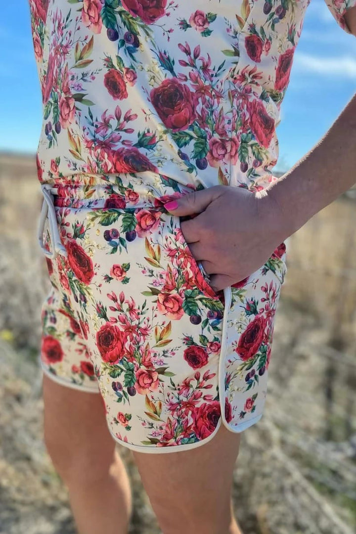 Sterling Kreek Shorts Porcelain Petals Shorts