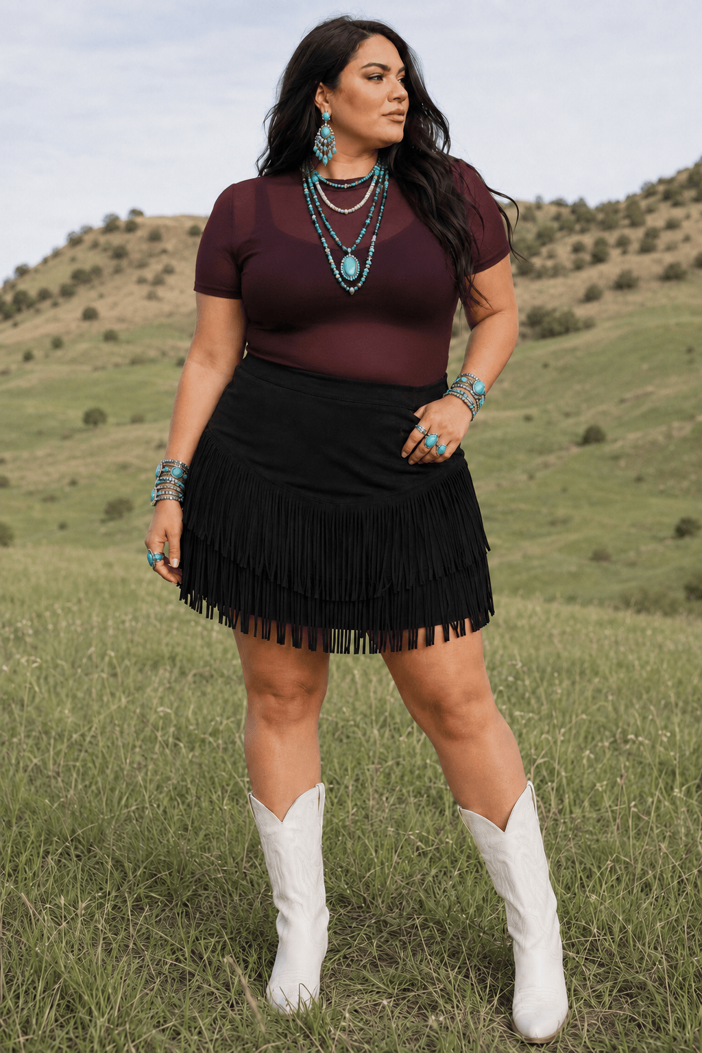 Sterling Kreek Skirt XL / Black Fort Worth Skirt Black