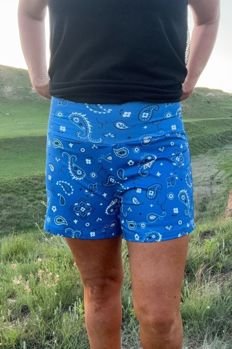 Sterling Kreek Shorts Bandana Babe Blue Shorts