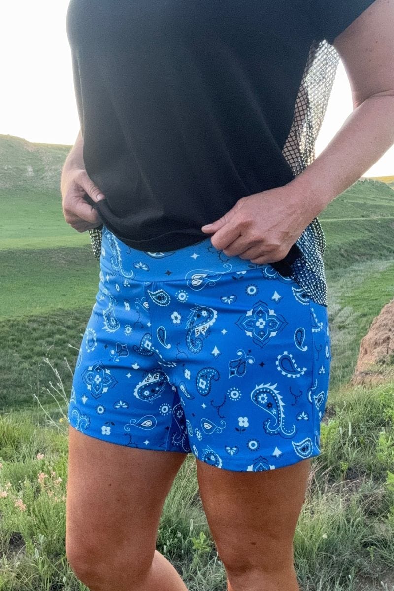 Sterling Kreek Shorts Bandana Babe Blue Shorts