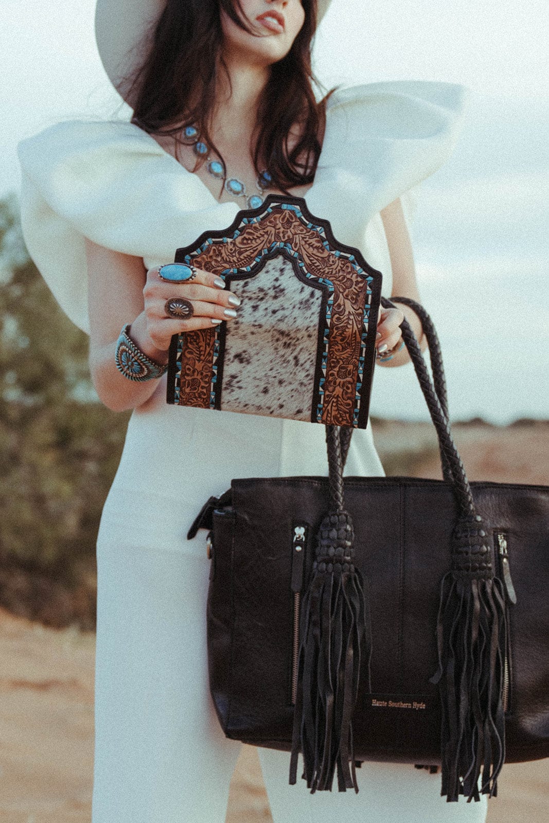 Haute Southern Hyde Fringe Purses The Tamar a Haute Southern Hyde by Beth Marie Exclusive