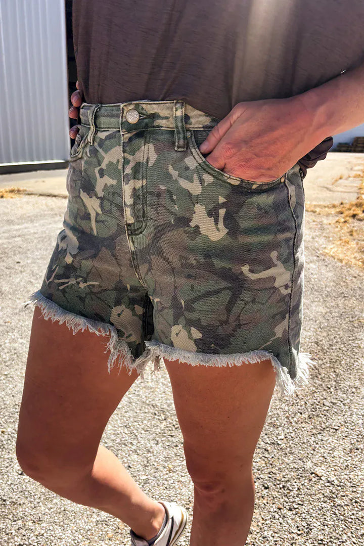 Sterling Kreek Shorts Camo Kreek Denim Shorts