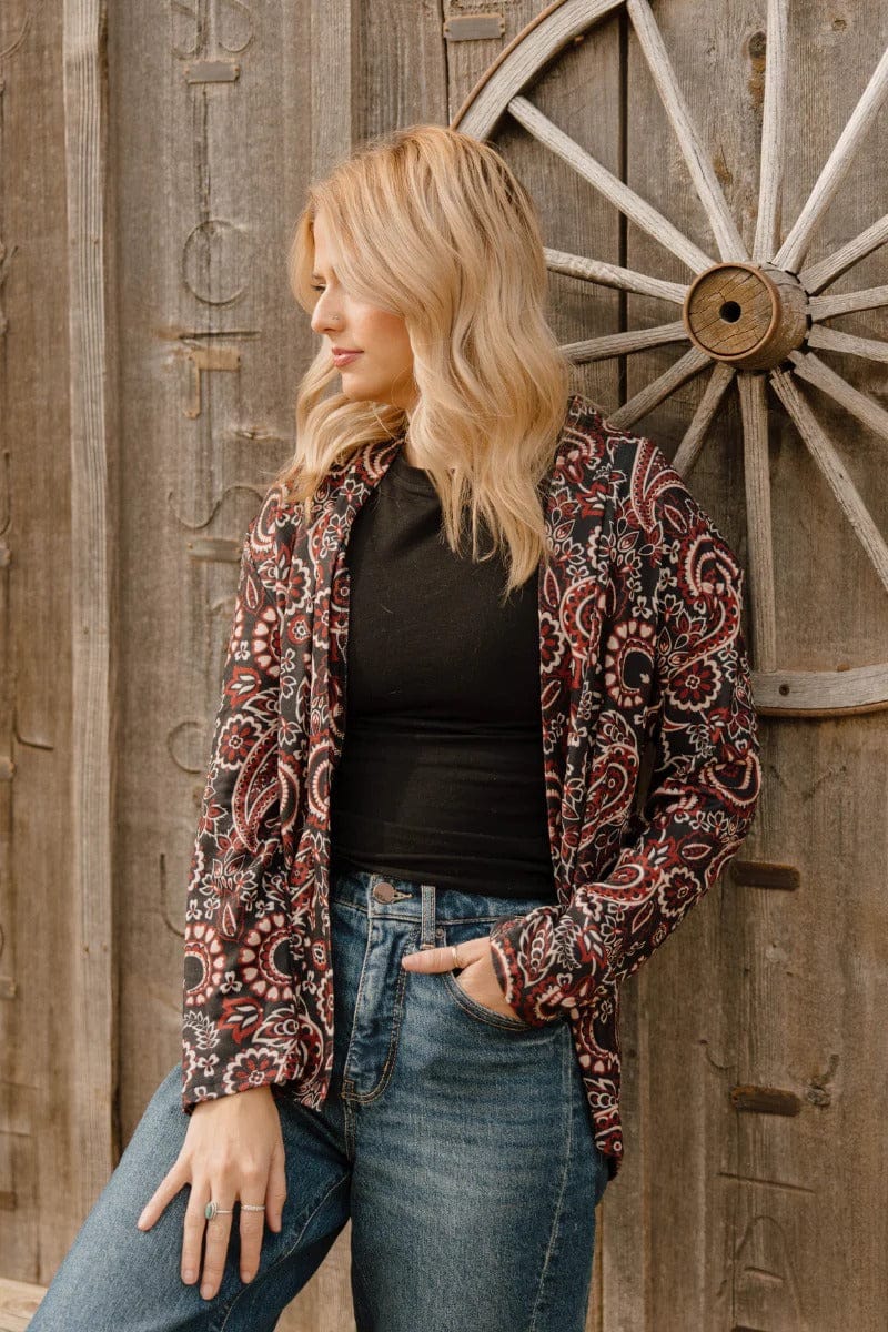 Sterling Kreek Cardigan Desert Dahlia Cardigan