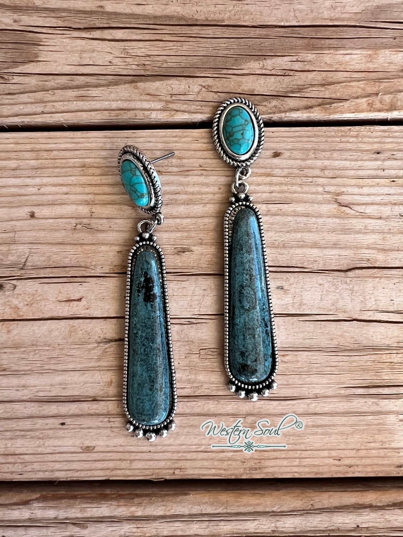 West and Co Earrings Turquoise Canyon Sky Drop Earrings
