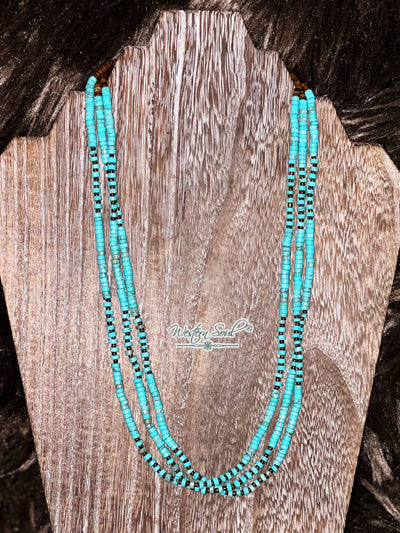 Horse Spirit Studio Necklace Turquoise Canyon Spirit Heishi Necklace