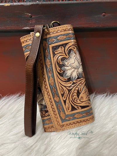 Countryside Co. Wallet Floral Cimarron Bloom Wristlet - Countryside Co.