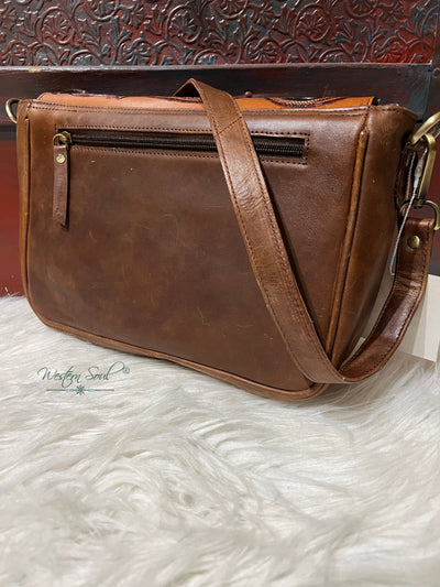 Countryside Co. Handbag Brown Sonora Floral Tooled Handbag - Countryside Co.