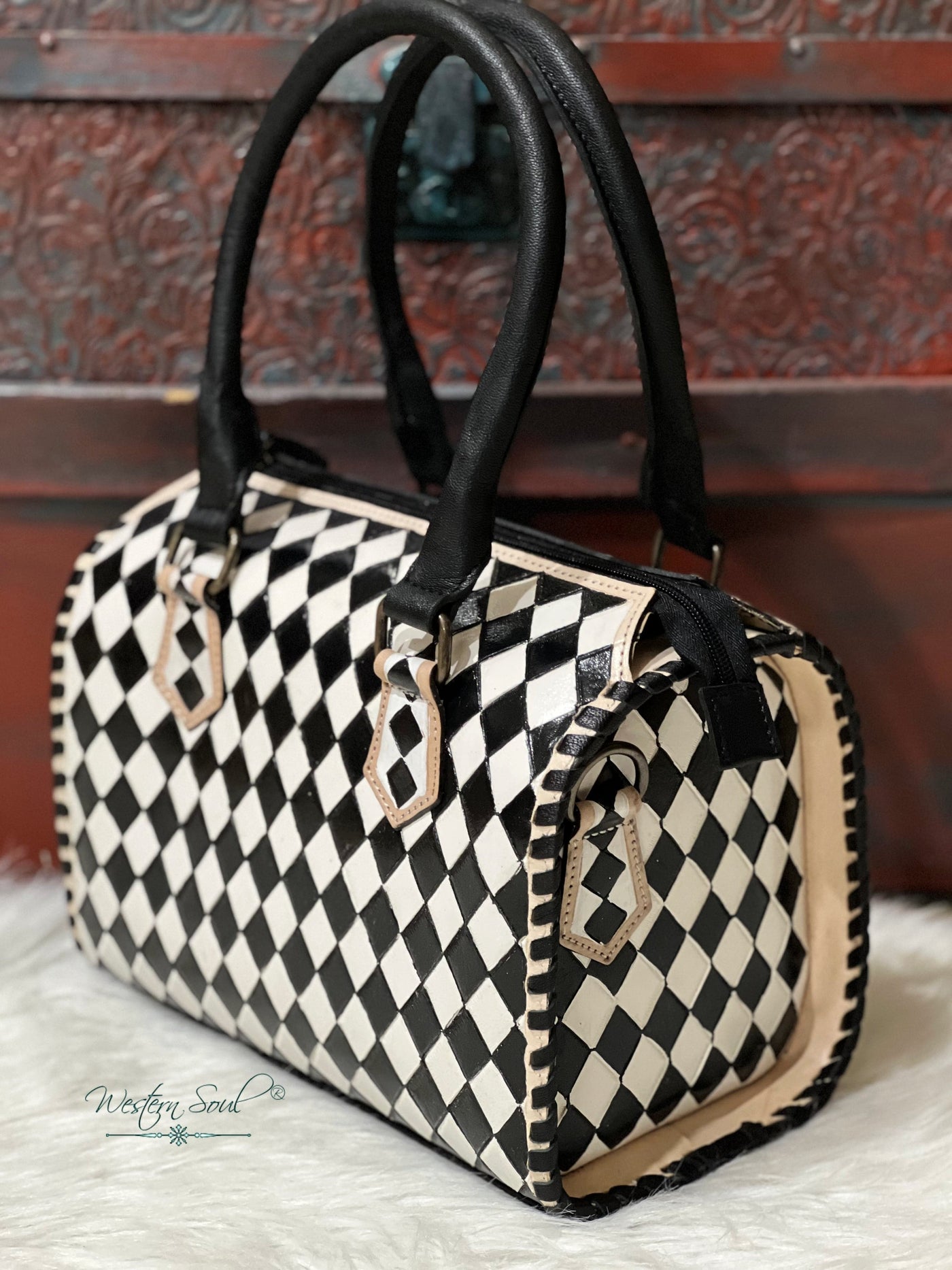 Countryside Co. Handbag Checkered Showdown Checkered Handag – Countryside Co