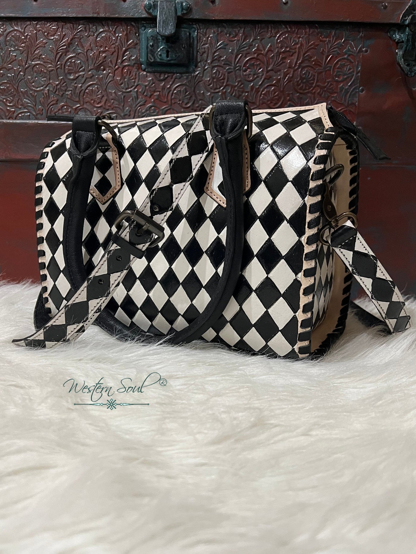 Countryside Co. Handbag Checkered Showdown Checkered Handag – Countryside Co