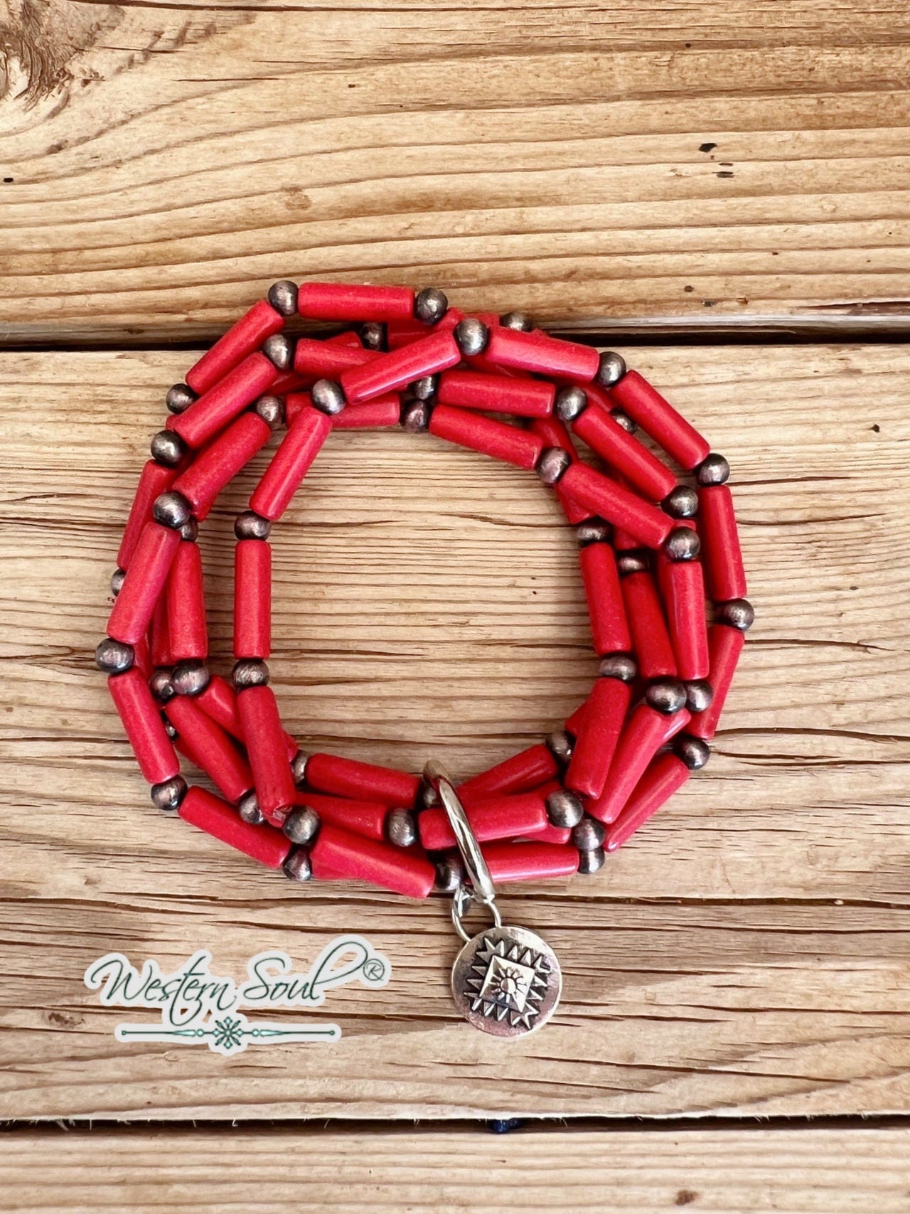 West and Co Bracelet Red Red River Trails Bracelet