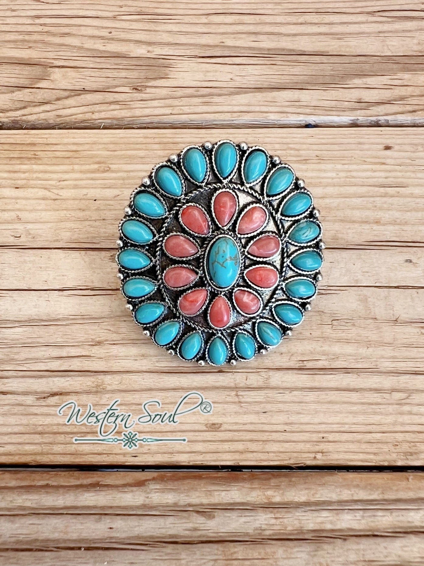 West and Co Rings Turquoise Sedona Sunset Ring