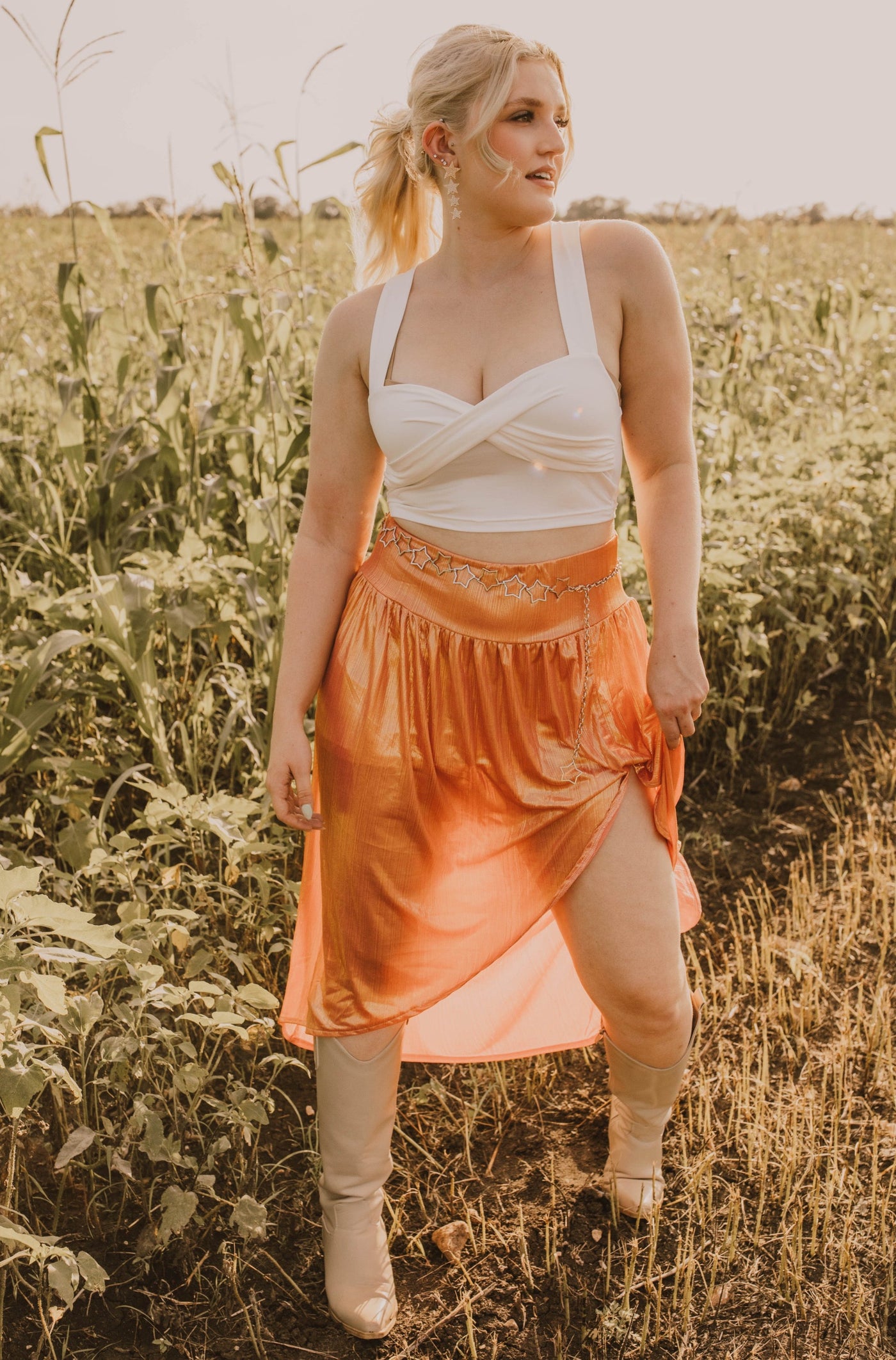 Skirt  Peach Glow Skirt from 2 Fly Co