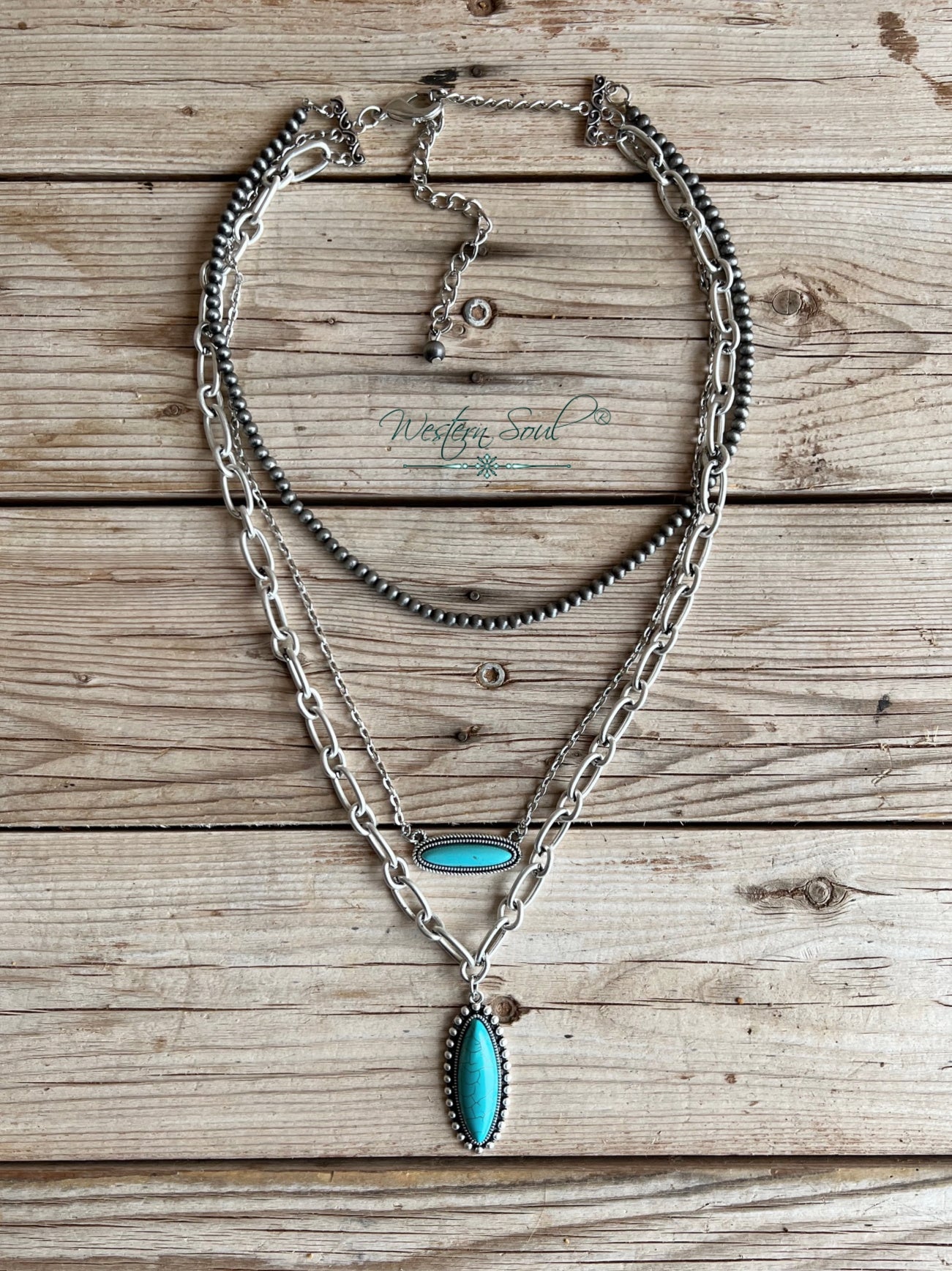 Buffalo River Chain Layer Necklace