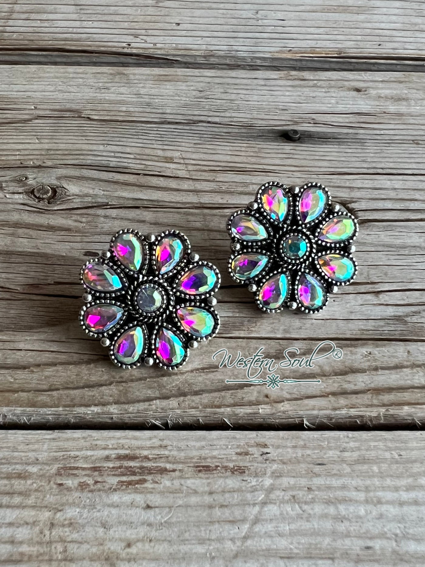 Sparkle Flower Earrings