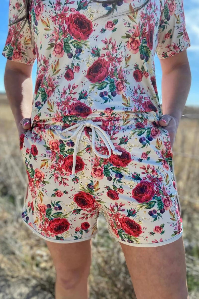 Sterling Kreek Shorts Porcelain Petals Shorts