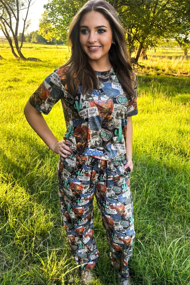 Sterling Kreek Pants Retro Rodeo Nights Pants