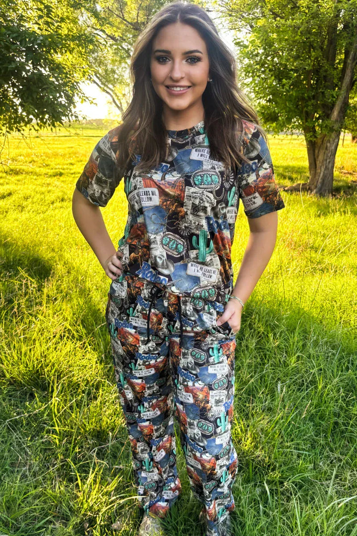 Sterling Kreek Pants Retro Rodeo Nights Pants