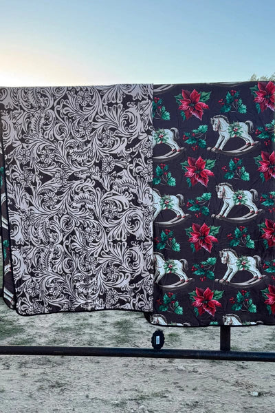 Sterling Kreek Blanket Multicolor Rockin Around The Ranck Blanket