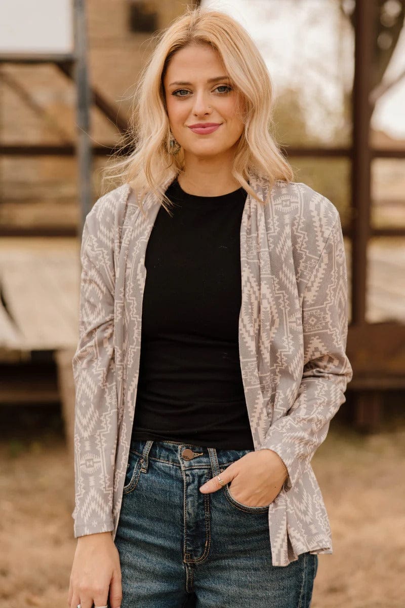 Sterling Kreek Cardigan Smoke Over Sand Cardigan