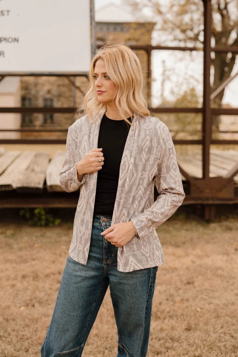 Sterling Kreek Cardigan Smoke Over Sand Cardigan