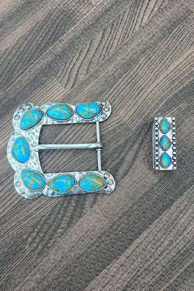 Sterling Kreek Belt Buckle Turquoise Buckle Up Belt Buckle Turquoise