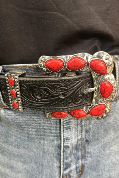 Sterling Kreek Belt Buckle Red Buckle Up Belt Buckle Red