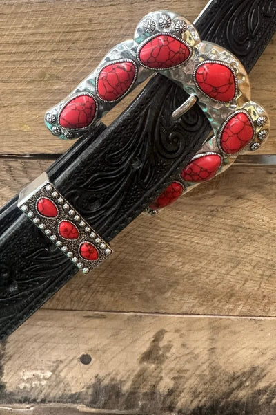 Sterling Kreek Belt Buckle Red Buckle Up Belt Buckle Red