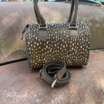 Countryside Co. Handbag Animal Wild Axis Cowhide Soft Speedy Bag