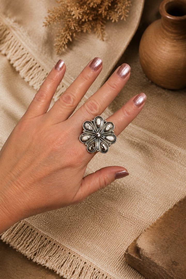 Krush Kandy Rings White Desert Bloom Wild Horse Ring