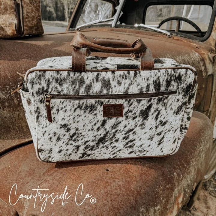 Countryside Co. Duffle Animal Saddlemen Carry All Cowhide Duffle by Countryside Co.