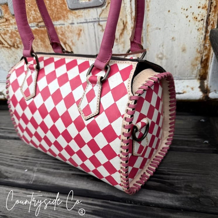 Countryside Co. Handbag Checkered Rodeo Barbie Check Speedy