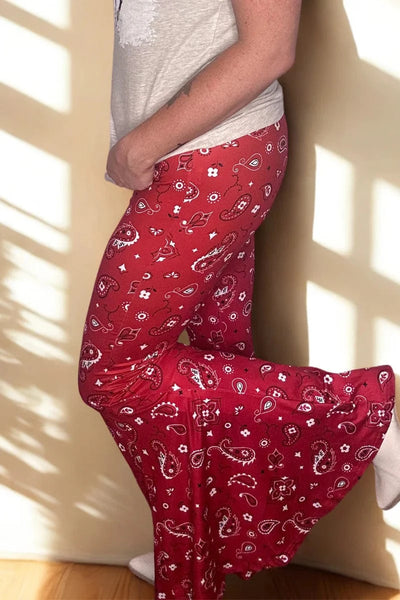 Sterling Kreek pants Bandana Babe Bells Short Red