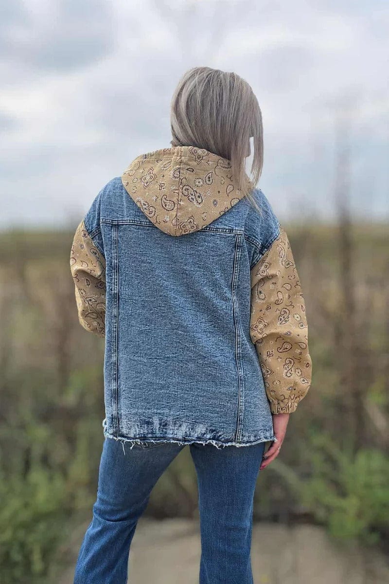 Sterling Kreek Jacket Bandana Country Denim Shacket